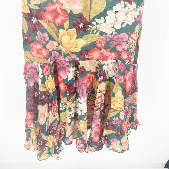 Johnny Was Jade Womens Boho Spring‎ Resortwear Strass Wrap Floral Maxi Dress XS - Picture 10 of 11